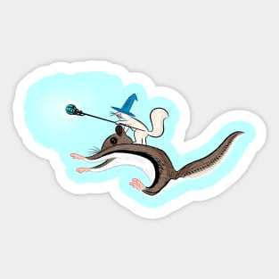 Squirrel Sorcery Sticker